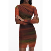 Desigual Orange Polyester Women Dress